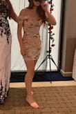 I wore it to my aunt's wedding and got so many compliments on it. It did my body justice and it made me feel really good about myself and I'm the type of person who is not comfortable in dresses. I could wear it in springtime it is giving me more of a springy vibe. - Gianna V.