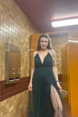This dress needs tailoring if you're shorter than 5'5. Regardless this is bar none a show stopper. Buy this dress get it tailored to your liking and soak up the joy of being an absolute babe. - ALLISON G.