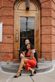 You need this dress.....It is so soft and comfy, I wasn't in a rush to take it off when we were done shooting! The color is pretty accurate to the the photo shown online. My only note is that the straps were falling on me and I had to continuously pull it up, but that could of been fixed on my end by going to a tailor. LOVED and would wear again. - Angie G.