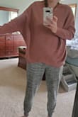 I really wanted a medium but a small works just fine. It's very soft and lightweight but super warm. I love it and might just buy it in other colors. It will be perfect for a fall date night. - Ashleigh S.