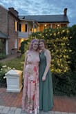 I feel so elegant and magical in this dress. The pink was the right choice, so many compliments and no one had a pink dress like mine.
It's a very very long dress, though. - Taylor N.