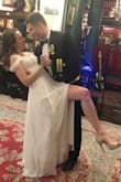 I absolutely love this dress and wear it whenever I can. I have a very small chest so I actually got the cups altered a little to fit me better and was glad I did. I also had the slit made a little higher because I have long legs. All in all I would recommend this dress to anyone! - Delaney R.