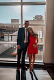 Loved this dress! Is was so comfortable. I didn't have to fix anything all night! I LOVED the open back. I received so many compliments! - Taylor K.