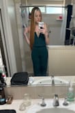 After I got this jumpsuit I wanted one I'm every color! I have next to no bust so I was worried I would struggle to keep this up, but it fits like a literal glove! I've never received so many compliments on an outfit! And better yet, it was long enough! I have about a 34 inch inseam so it's hard to find jumpsuits that are long enough. - Mache H.