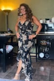 Loved the fit! Straps were adjustable! The color & pattern of the dress was very classy! - Missy S.