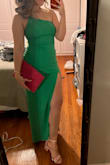 Ordered this for a wedding. Loved the fit of this, very comfortable. Shoes and purse are also from Lulus. Lulus is my go to for formal outfits, great pricing, they have yet to disappoint. - Brittney T.