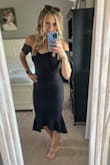 I wore this to a family wedding and got so many compliments! It fit like a glove! No steaming needed! - Kyndy S.