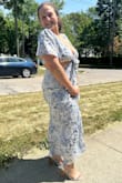 I bought this for my engagement pictures that are coming up! It''s comfortable and easy to get on and off! It's a breathable fabric. I did size up from a L to a XL be safe and am glad I did! - Hailey F.