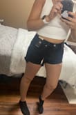 Okay so when I bought these I had no idea what size to get because I usually get my jeans in 7 or 9, 8 or 10. Not in 28.29.30. So I did the size guess thing Lulus offered and it picked a 30. They fit like a glove. I probably could have gotten a 31 and if I didn't leave for Nashville next week I would exchange. But it's okay, I have a butt. That is my tightest area otherwise they fit perfectly everywhere else. Please note there is no zipper it is buttoned all the way down. Which I did not realize. Love them though! - Christina C.