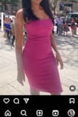 The dress was great. Material was nice and thick and very flattering. - Gissell C.
