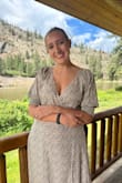 Such a great dress! It works well for anything formal or casual! Not too much cleavage so still appropriate for more professional events. - Isabella S.