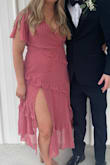 I love this dress and it is flattering on me! However, I can get the dress on with no issue but taking it off is difficult. I wish they would have put the zipper in the back instead of on the side...otherwise, love it! - Georgia P.