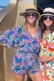 Bought this to wear as a swimsuit cover-up on a yacht for vacation. The shorts are too short in the back (for me) to wear as an outfit. I loved that it's not your basic cover-up but rather bright, colorful and gives you some shape. Button in front is nice to have if you want more coverage. Dressier than your average coverup. I hope it doesn't shrink! - Krista K.