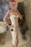The sizing is accurate. Slightly tight on bust. If you are cup C and up then order a size up. Overall the dot the cut and design is very cute. - Ruby C.