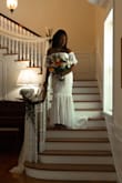 This dress was absolutely perfect for my small wedding. I was 7 months pregnant and just sized up! The quality and fit was absolutely beautiful! - Cari E.