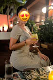 I bought this for my trip to Hawaii and absolutely loved it. It is stretchy so the small fit perfectly even in the bust area. I wear it with sandals or Converse or dress it up with cute summer heels. If you are bigger in the chest area and curvy and unsure about this&buy it. It won't disappoint. - Yesenia O.