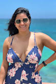It's a cute romper, so comfortable and if you have big boobs, it fits nicely. - Michelle R.