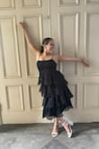 I loved this dress so much!  It fit perfectly, no alternations needed and it was unlike anything anyone else was wearing, which is another reason why I loved it so much!  I HIGHLY recommend it! - Cathy P.