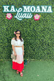 After reading the reviews, I finally decided to order this. I ordered this in XS, but I could not zip it up so I returned it and ordered it in Small. Small fit me well. I love that the skirt is high-waisted. I wore it for our Hawaii vacation when we did the Luau. - Ana B.
