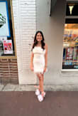 It was a cute dress for the theme of the weekend, but the feathers on the bottom don't budge so dancing was hard. Wouldn't wear it again. - David P.