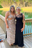 Loved this dress! Fit true to size I feel like & was so flattering! Material is almost silky and light so it is very comfortable. Perfect for a summer wedding guest dress. - Breanna P.