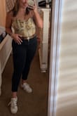 Perfect to pair up with jeans for a night out at a club or bar! Had to wear a strapless bra/bando underneath due to how much still showed. But I am still obsessed with it!! - Molly H.