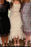 I got so many compliments on this dress for my bridal shower! I'm usually a size small in Lulus dresses but had to exchange this for a medium as it was too tight in the legs and hips (I'm pear shaped). It was perfect! - Juliana G.