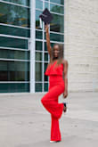 This dress is absolutely perfect! Highly recommend! I got so many compliments. I wanna get it in every color possible. - Nehemie D.