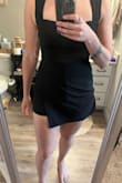 I wanted to love this romper. I got it for a bachelorette party since it's dressy but functional. Unfortunately, I hate how it bunches up on the sides. The fit is nice but it doesn't lay flat which is the reason why I'm returning it. - Ashley W.