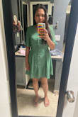 I love everything about this dress. It's flattering and fits me perfectly. It has a nice fabric, perfect for a casual summer dress. They run pretty much true to size. Would definitely recommend! - Doreen M.