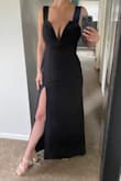Lovely dress, well made, perfect length. The wire around the breasts you can bend to contour around your chest. Also, plenty of area to tape the girls up/to your liking (assuming you want to show cleavage, which is nonoptional in this dress) - Miranda A.