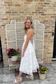 I felt great in this dress for my bridal shower! Lightweight and not too warm for being outside! - Kelly M.