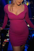 Maybe this is just not my color, wore it for a bachelorette party. Maaan didn't it hug my belly lol - Eveline R.