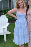 Dress fit great! It looked so cute and it was very flattering!! Would have ordered a M instead but the small still fit! - Olivia S.