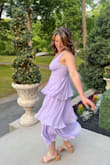 This dress hugged my body so wonderfully and fit my chest perfect. I danced all night and nothing popped out! The color is beautiful, nice fabric and well made. Super comfy and will definitely be re-wearing this. - Meg W.