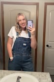 Overalls are usually hard for me to buy with being a tall girl. These are so close to being perfect! In order to have the leg length I had to get a large but it's more of a baggy fit everywhere else. They are still super cute! Even getting a large I have to cuff them because they're still a little short. But I give them an 8 out of 10! - Lauren G.