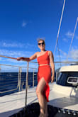 Absolutely loved this dress and the way it fit. Would be flattering on any body type. The top is not too cropped and the skirt can easily be worn more high-waisted or not. Will enjoy pairing either piece differently to create more options. - Lacie R.