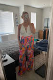 I was going back and forth with getting these and I'm SO glad I did. They are so cute in person and go perfectly with the earrings I also got from Lulus + the white bodysuit I already had. I am planning to wear this outfit for my bachelorette party and it's such a comfy/stylish outfit. They fit true to size and I'm 5'1 and I felt like the length was perfect, not too long! Highly recommend these pants. - Lorinda G.