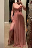 Great fabric, the fit compliments every curve so nicely. Neckline is alittle tricky for me, hard to not fall out. Buy I'm in love with the dress. - Meg C.