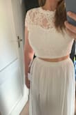 It fits perfectly! I really love it! The perfect dress for a beach wedding. - Vivien V.