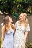 This dress is SO cute and was perfect for my bridal shower! It fit perfectly, however, the slip underneath the dress was much smaller than the dress itself, but not enough for me to knock off points because I loved the dress so much. It was not see through at all and fit great even though I'm on the taller side! - Abby H.