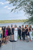 Wore this on my bachelorette trip and I received so many compliments. I'm tall, so it can be challenging to find pants that are long enough. These were a perfect fit. The material is nice and stretchy and looks classy. Super comfortable. - Amanda K.