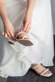 I've purchased and returned 25+ different heels from Amazon unable to find exactly what I was looking for to go with my wedding dress...until I discovered this shoe! It's so comfortable and elegant and was perfect for my wedding!! - Kayla M.