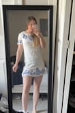 Can tell it would need to be ironed regularly. Very pretty and not too see through but too short for me personally - Hannah G.