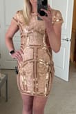 I ended up wearing a different dress to the event, but I am so excited to wear this one at the next opportunity! Sequins are pretty and classy without being overdone - Kaylee M.