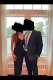 It fit nicely but the straps are not adjustable so they were slightly too loose. The slit in the front is high but I didn't mind but I can see how someone might. It was a pretty color and had good stretch to it. Nice length with heels too. - Megan F.