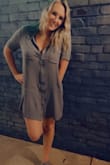 Beautiful fit! Very comfortable. Material wrinkles easily, but still love this dress! - Kelsi T.