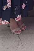 Absolutely loved these shoes for the beach/golf course wedding! A little higher on the heel size than I am used to but didn't hurt my feet near as bad as I was expecting! - Katie C.
