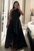 This dress was perfect!! I got so many compliments on the dress throughout the night. It was very comfy and I loved the high low. - Morgan L.