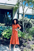 You can play this one up or down. I wore it to a work event with my shoulders covered. Then I had them off shoulder (shown here) later for a more flirty look. It's so comfortable and elegant looking. LOVE - MelissaRoshan P.